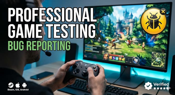 professionally test and review your mobile games with detailed QA feedback