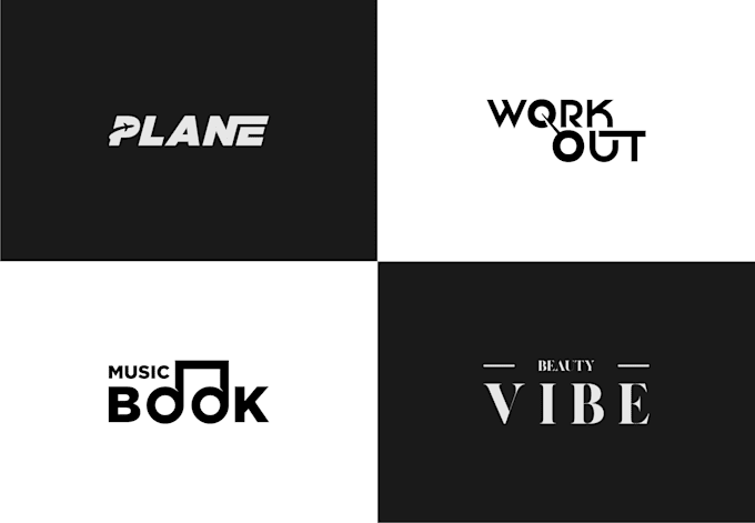 design creative wordmark logo and brand identity