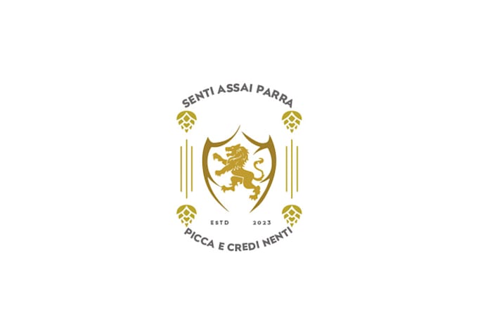 design original crest logo with my creative thinking