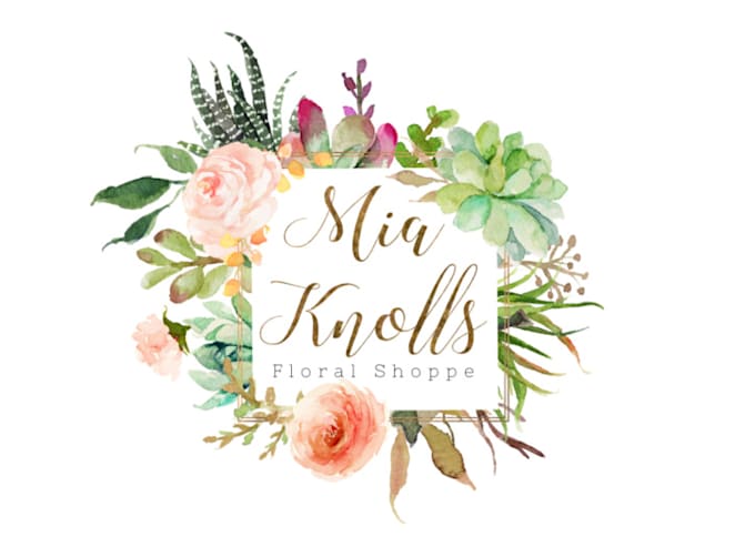 Do awesome floral logo design for your business in 24 hours by ...