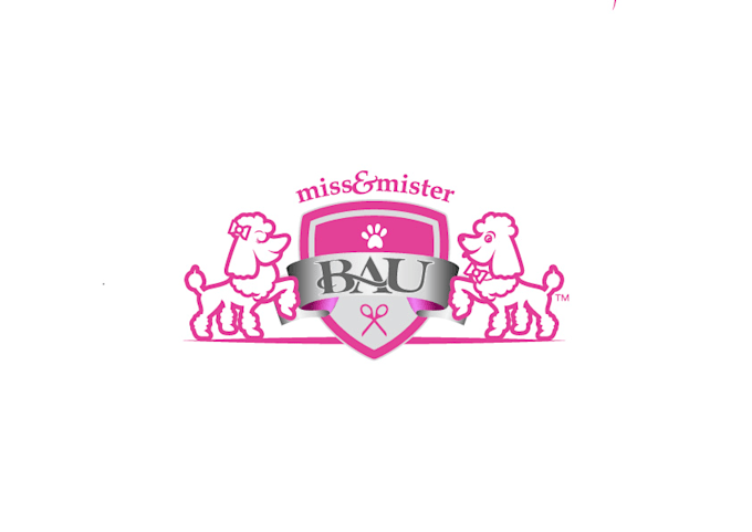 provide a stylish pet grooming logo for you