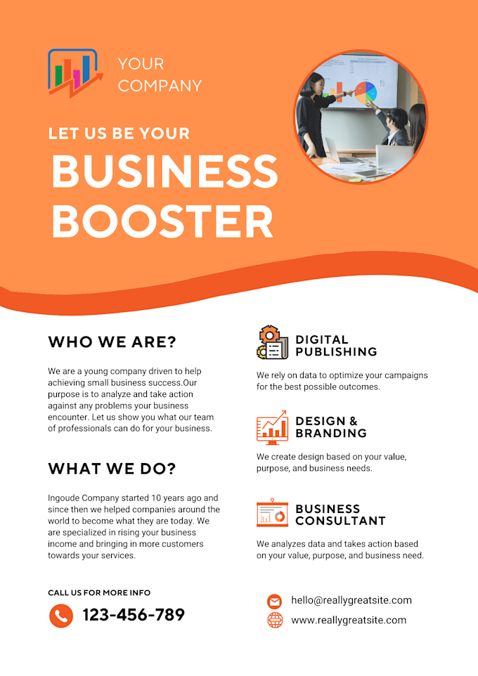 professional business flyer design