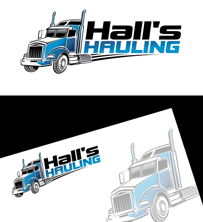 do a super unique hauling logo with satisfaction guaranteed