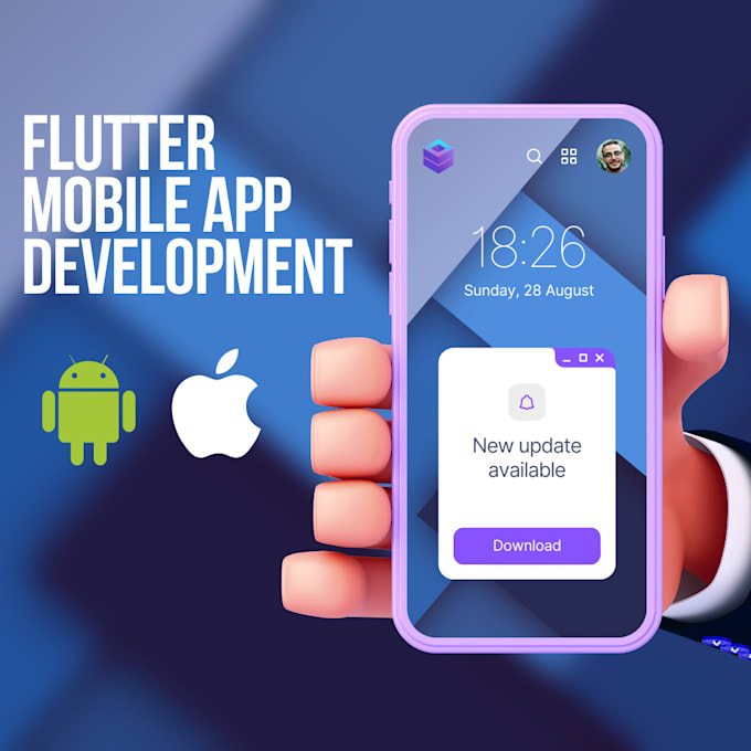 Develop mobile app figma to flutter app, flutter developer by ...