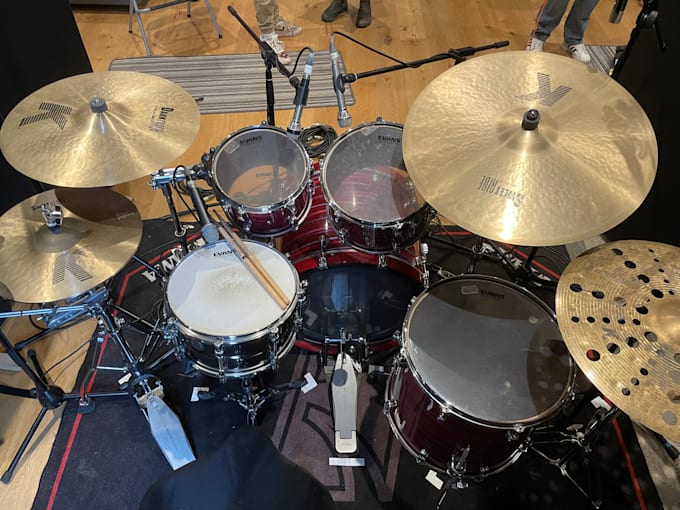 Play real acoustic drummer on albums, covers and be a session drummers by Paddyhoran_drum Fiverr