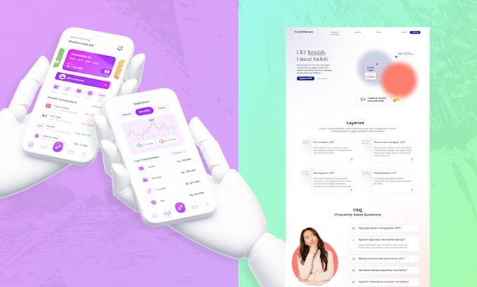 Create a modern and user friendly ui design for your website or app by ...