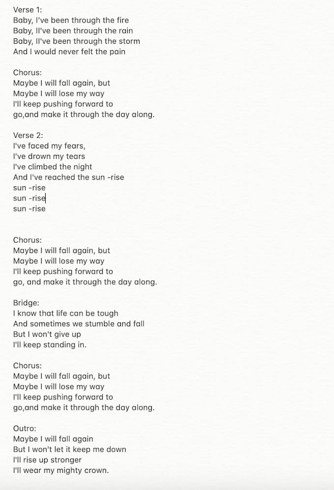 Create Lyrics For Your Song By Patrykwilkart Fiverr Create Lyrics For Your Song By Patrykwilkart Fiverr