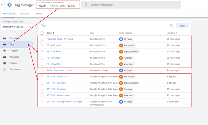 Setup shopify data layer for lifetime, ga4 ecommerce tracking, facebook ...