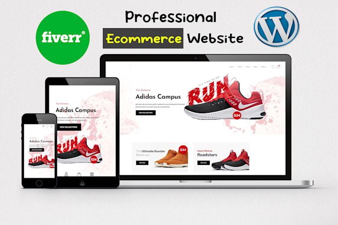 Design ecommerce store website with payment integration by Wop975