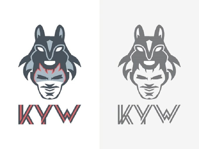 make an excellent wolf logo design for you