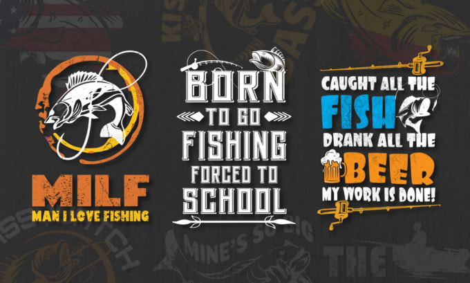 Create fishing tshirt design for merch by Sameulshajid