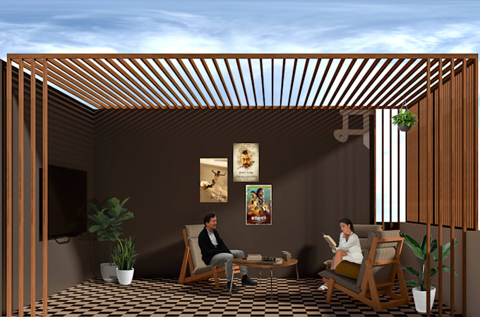make a 3d realistic render