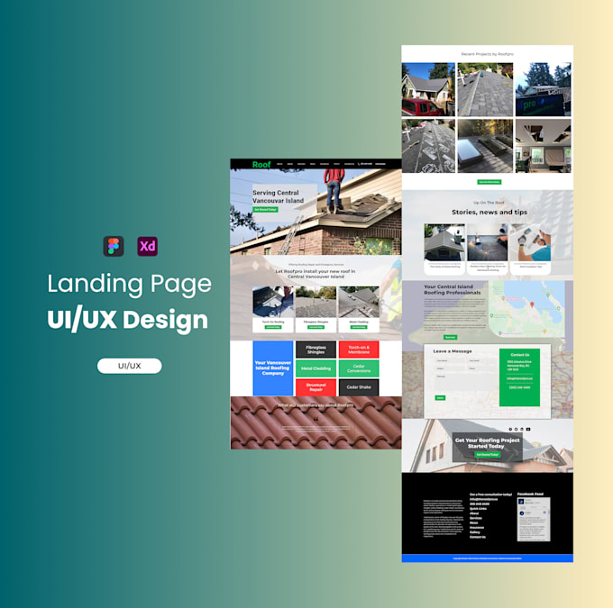 Design professional landing page, ui ux design in figma by Rafiul11 ...