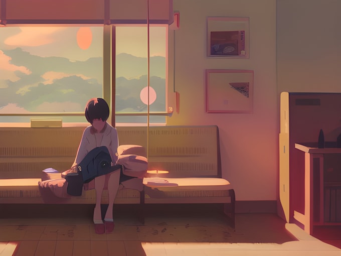 Create lofi art illstrations with ai by Jeremydia Fiverr