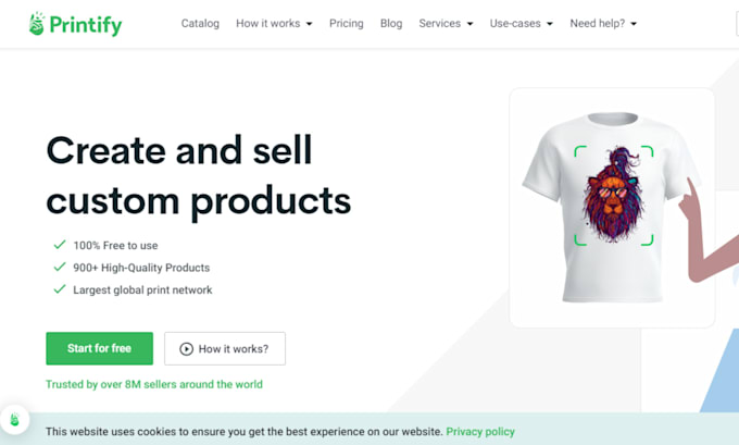create print on demand pod shopify store with printify