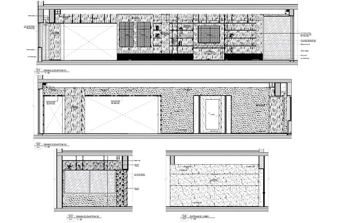 create technical interior design drawings