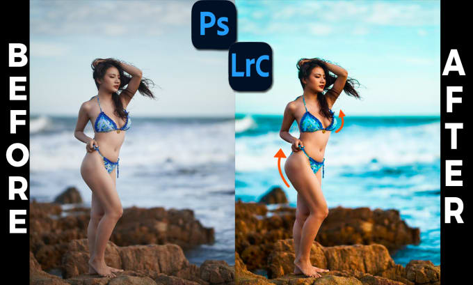 Make you slim and reshape your body in photoshop.