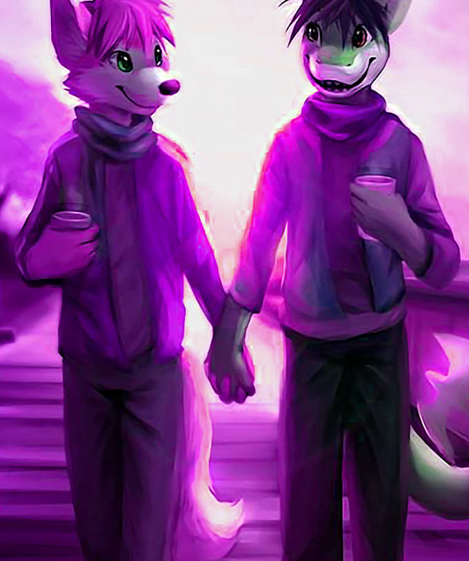 Illustrate a furry art sfw by Natlingom785 | Fiverr