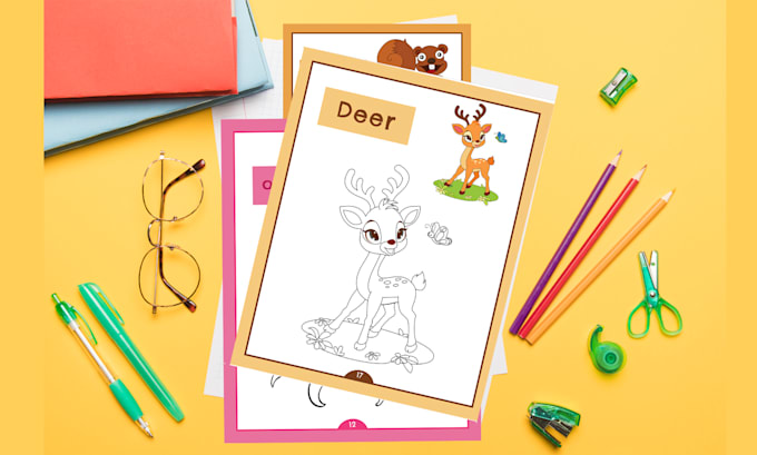 create unique and creative coloring book for all ages