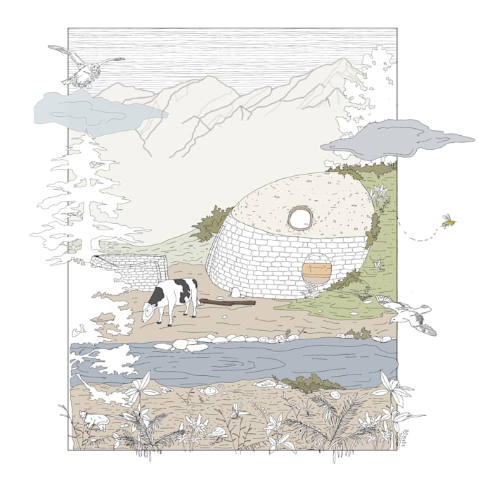 draw architecture design illustrations