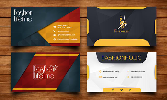 design your professional visiting card