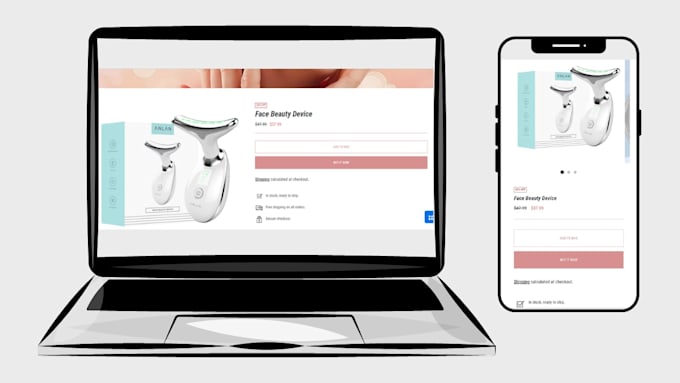 design shopify store, create shopify website, create shopify dropshipping store