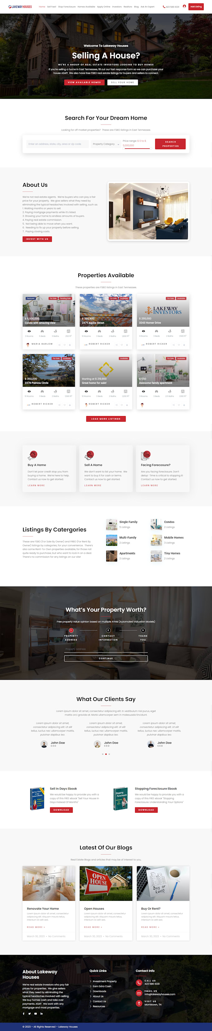 design SEO friendly real estate website in wordpress