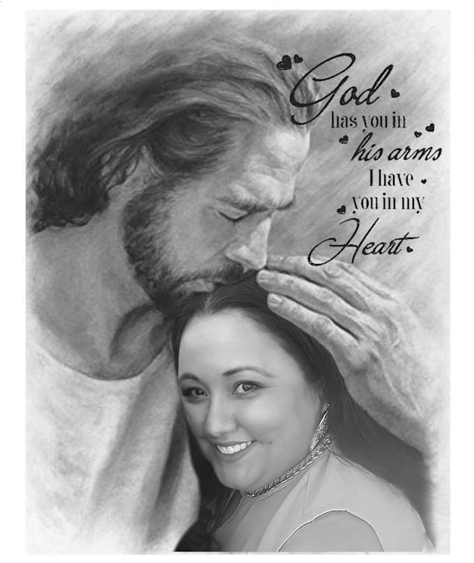 do a portrait photo with jesus
