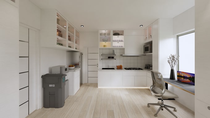 do high quality 3d walkthrough and renderings of building