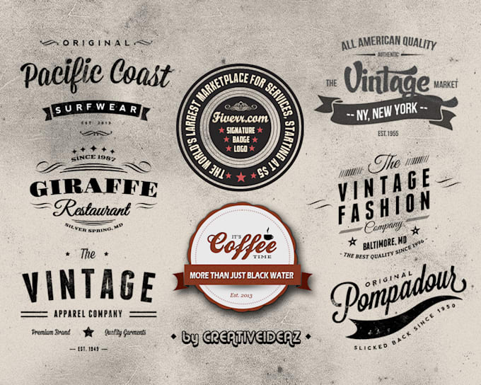 Get Retro strand logos For iPhone