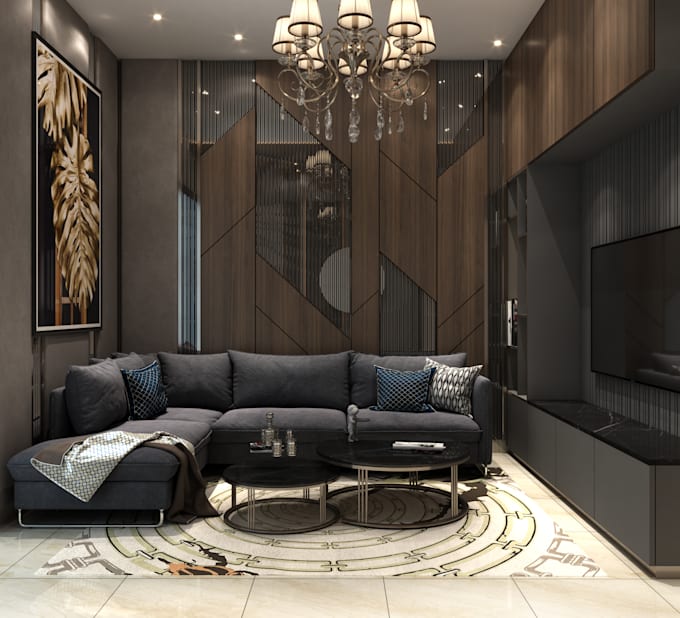 create soothing living room interiors for your project