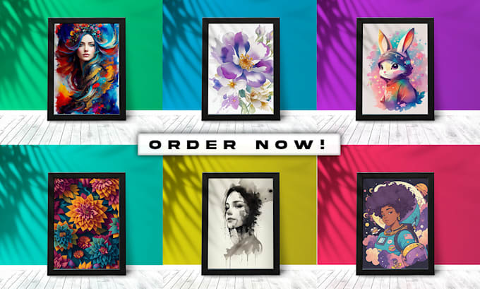 Create unique canvas wall art designs for etsy using ai by ...