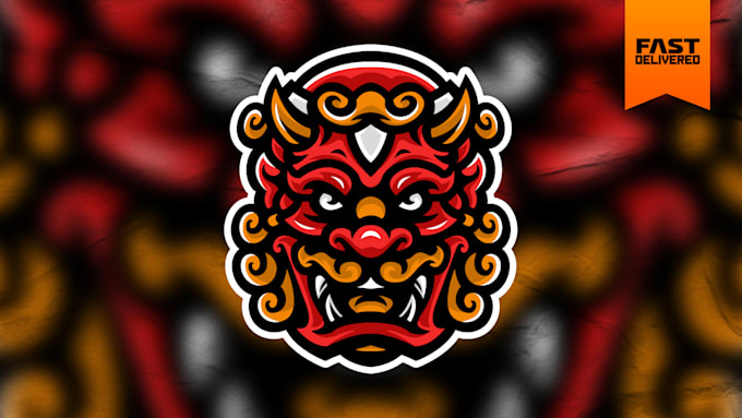 designing a mascot logo modern fast delivered