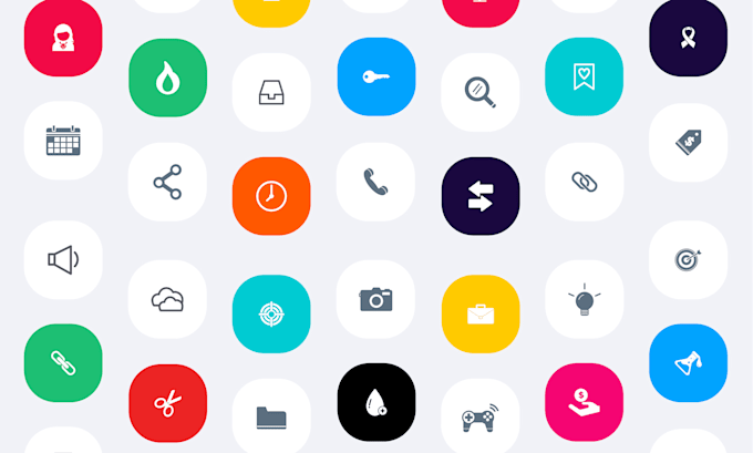 design modern, unique custom icon sets you need
