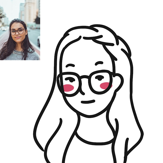 Draw lineart from your picture by Raimash Fiverr