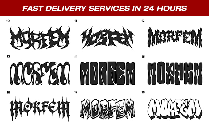 design any style typography logo in 24 hours delivery time