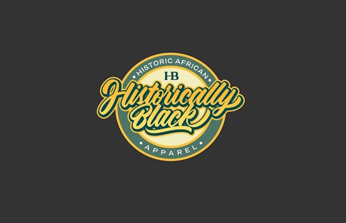 historically black apparel redesign logo