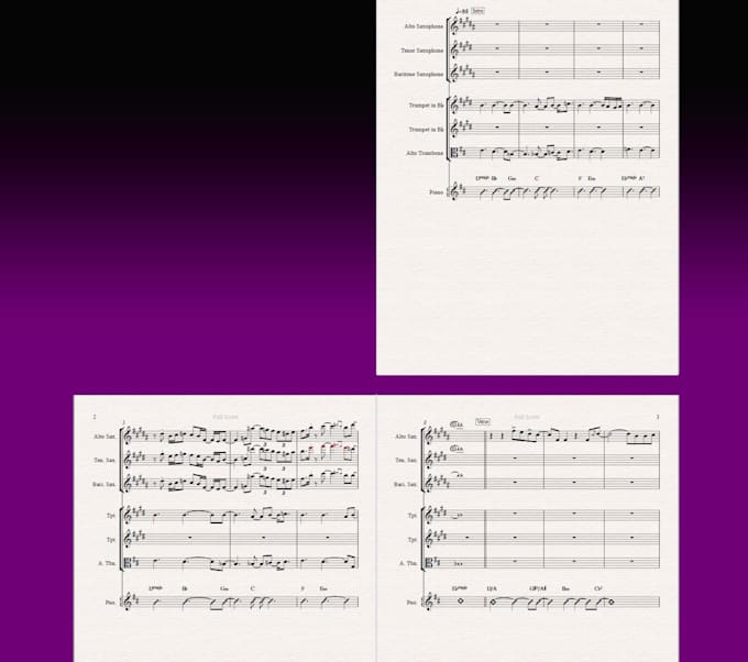 trancript your music into music sheet