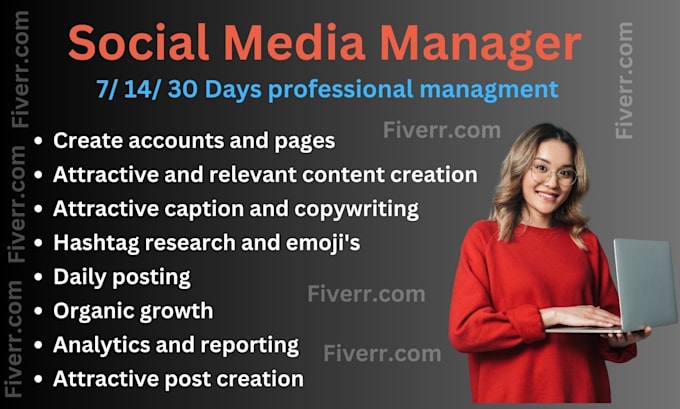 Be your social media manager and impressive content creator by ...