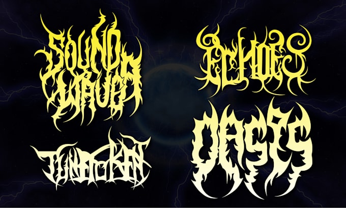 design death metal band logo