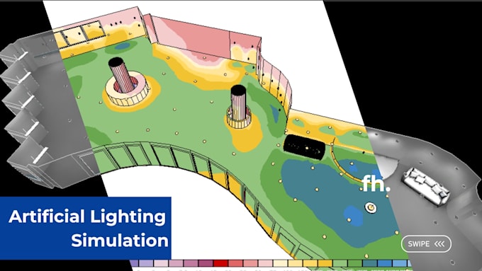 lighting  relux calculation and simulation