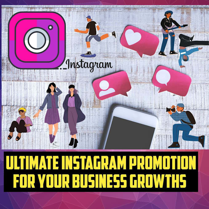 do instagram marketing, manage, grow and promote your page