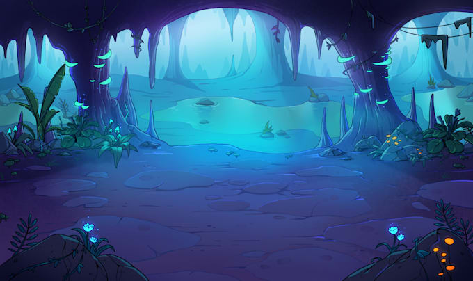 Draw environment or background for your game by Natalieroo | Fiverr