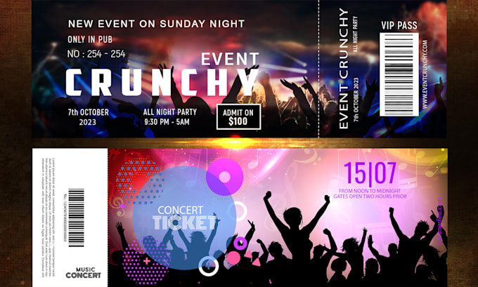 design concert poster, event flyer for you