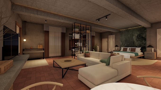 Provide professional interior design services by Daniyalmuneeb7 | Fiverr