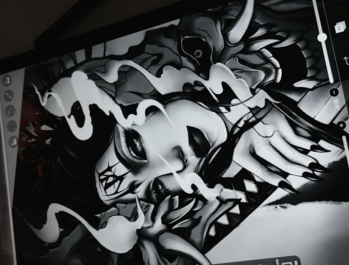 create unique neo traditional tattoo design for you