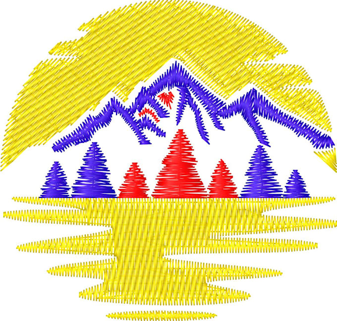 Digitize your logo for embroidery in dst format by Jamie_barnard Fiverr