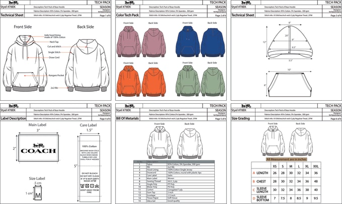 Warm-Up Jacket Clothing Reseller Tool Diagrammed Sheets Size Guide Clothing  Tech Pack Poshmark   Helper