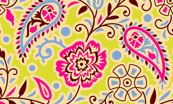 design seamless vector repeat pattern textile art