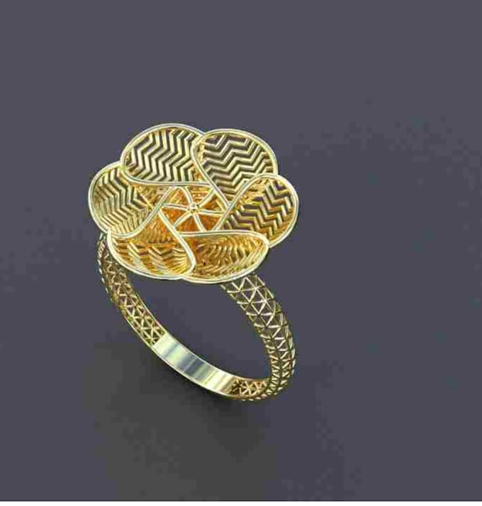 50 rings 3dm and stl file available